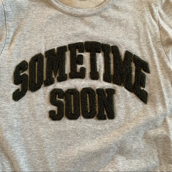 Sometime Soon Boy’s College Crewneck Sweatshirt - Picture 4 of 7